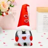 Articoli per feste San Valentino Gnomo Bambola di peluche Fatto a mano Elfo svedese Regali di San Valentino per donna Uomo Ornamenti per la tavola di casa RRF13639