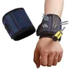 Bracelet magnétique poche outil ceinture pochette sac porte-vis outils de maintien bracelets magnétiques pratique fort mandrin poignet boîte à outils LLB12622