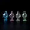 DHL!! Smoking 25mmOD Luminous Glass Bubble Carb Cap Heady Caps Smoking Accessories For Beveled Edge Quartz Banger Nails Oil Rigs