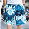 Sommar shorts män tropiska strand semester baggy casual shorts män drawstring printed bermuda shorts män kläder 5xl 6xl 210528