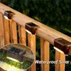 Solar Light Step Lamp Outdoor IP65 Waterproof Lamps Led Deck Garden Lights Gardens Stairs patio Fence Lighting