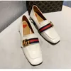 Perle talon épais nouveau British Phoenix deux vêtements étape sur talon une étape G Carrefour chaussures bout carré mi-talon chaussures simples femmes MKJ48845