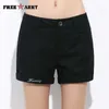 Womens Shorts Zomer Mode Casual Katoen 4 Effen Kleuren Korte Broek Merk Kleding Zwart Sexy Vrouw Shorts Drop 210611