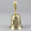 Handringsklockor Metall Handklockor Högt ringande klocka Nyhetsartiklar Bullermakare Service Djurbröllop Temple Bell Musikinstrument Guld Silver