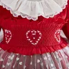 Dziewczynka Hiszpania Ball Suknia Toddler Lolita Princess Sukienki Dla Toddler Girls Smock Dress Dzieci Boże Narodzenie Nowy Rok Odzież G1129