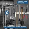 Bezem en Mop Houder Wandmontage Opslag Schoonmaak Gereedschap Commerciële Rack Closet Organizer Tool Hanger voor Tuin 220216