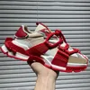 New Mens Daddy shoes sneakers 2022 패션 트렌드 대기 디자이너 브랜드 스니커즈 클래식 퓨어 블랙 미끄럼 방지 TPU 밑창 야외 거리 편지 끈 고품질