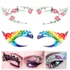 Einweg Temporäre Tattoo Aufkleber Gesicht Make-Up Wasserdicht DIY Aufkleber Flash Lidschatten Eyeliner Aufkleber Halloween Werkzeug