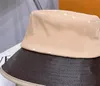 Hohe Qualität Frühling und Herbst Fischer Hüte Druck Mode Frauen Designer Eimer Hut Ausgestattet Hut Herren Baseball Caps
