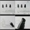 Storage Bottles Jars Arrival 1Oz Cleartransparent Square Glass With Black Pump 30Ml 30Cc Cosmetic Essential Oil Lotion Bottle D6Clg Jcdo1