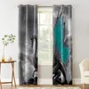 Magic Western Dragon Retro Window Curtains Living Room Bedroom Kitchen Curtain For Children Drapes Treatment &