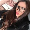 Zonnebril Grote Vrouwen Vintage Retro Flat Top Oversized Zonnebril Vierkante Pilot Luxe Designer Grote Zwarte ShadesSunglasses