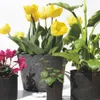 Non tissé Grow Pouch Root Container Pots Outdoor Gardening Plantation Sacs de culture OOA1561