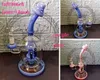 hookah glas vatten bongs klassiker design perc honeycomb cage 5mm tjock bong hög