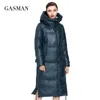 Gasman chaud long épais parka veste d'hiver pour femmes pour femmes vêtements d'extérieur à capuche vêtements femme manteau femme doudoune 027 210819