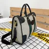 Bolso de hombro, bolso de lona para mujeres y hombres, bolso informal deportivo de viaje de diseñador de marca con almacenamiento de gran capacidad 264K