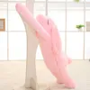 Mooie Giant Animal 90 CM 120 cm Zachte Cartoon Grote Oor Bunny Pluche Speelgoed Konijn Gevulde Kussen Meisje Gift 210724