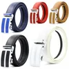 Ceintures ceinture en cuir pour hommes luxe boucle automatique à cliquet affaires Golf robe taille sangle ceinture tissu accessoires 1 pièces