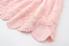 Vieeoease الفتيات اللباس زهرة الاطفال الملابس 2021 الصيف أزياء أكمام الصدرية التطريز الأميرة حزب اللباس KU-136