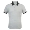 2021SS مصمم Marke Polo Shirt Herren Luxus T-Shirts Polos Blumenstickerei High Street Berühmte Print Männer Poloshirts
