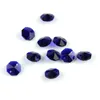 14mm 200PCS / Lot Dark Blue Color Crystal Octagon Pärlor i 2 hål för bröllopsträngar ljuskrona pärldelar