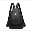 Outdoor Bags Women Leather Backpacks Zipper Female Chest Bag Sac A Dos Travel Back Pack Ladies Bagpack Mochilas School For Teenage Girls