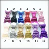 Hår Aessories Baby, Kids Maternity 12st / Lot Bling Clip Sequined Bow Glitter Fabric Knot Hårnål För Flicka Och Kvinnor A167 Drop Delivery 20