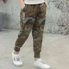 VFOCHI Boys Pants Spring Summer Thin Camouflage Kids Trousers 4-14T Teenager Boy Clothing Elastic Waist Boy Pencil Pants 211028