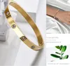 New style silver rose 18k gold 316L stainless steel screw bangle bracelet with screwdriver and original dust bag screws never lose