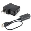 Electronic Cigarette Charger Set USB charger Cable US EU AU UK all Adapter Plug for EGO e EGO-CE4 Vape Battery Pen Kit a39