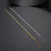 Stainless Steel Fashion Chain Anklets Barefoot Gold Color Anklet For Women Men Jewelry Party Friends Gifts