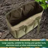 Multi-Pocket Sardence Tool Storage Bag Oxford Ткань нажимной кнопку Сумка Лопаты Грабли Отвертки Организатор Tote Garden Bags