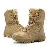 Sapatos Marca militar Tactical Mens Botas Special Force Desert Couro Combate Tornozelo Exército Bota Trabalho Mens Plus Size 39-47