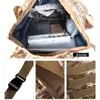 80L Outdoor Camouflage Military Tactical Backpack Waterproof Tear-resistant Climbing Bags Hiking Camping Travel Luggage Rucksack Y0721