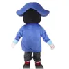 Sombrero azul Disfraz de mascota para niño Fiesta de fantasía navideña de Halloween Traje de personaje de dibujos animados Traje Adulto Mujeres Hombres Vestido Carnaval Unisex Adultos
