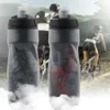 600ml Bike Cycling Water Bottle Heat - and Ice-protected Sports Cup Cycling Equipment Mountain Bike Outdoor Water Bottle Hot Y0915