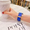 Slimme bandjes voor Apple Watch Band 7 6 4 3-serie iWatch 41 mm 45 mm 42 mm 38 mm bandschakels Modeontwerper Gouden klinknagel Bloemarmband Luxe lederen armband Horlogebanden