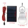 5V 1W 태양 전지 패널 전구 LED 전구 조명 휴대용 야외 캠핑 텐트 에너지 램프, 5-8V 충전기로 배터리 충전 가능
