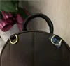 Feder Rucksäcke Mini -Rucksack hochwertige Lederhandtasche verstellbarer Schultergurt Kuhlatten -Sotterbeutel Frauen Mode Geldbeutel Handtaschen