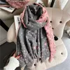 Lenços Mulheres Imprimir Cashmere Scarf Hijab Estrelas Feminino Inverno Pashmina Quente Shawl Wrap Cobertor Echarpe Foulard Bufanda1