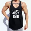 Bodybuilding Stringer Tank Top Men Gym Workout Fitness Ärmlös Skjorta Manlig Sommar Mesh Undershirt Singlet Vest Brand Clothing 210421