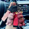 Chaveiro Criativo dos Desenhos Animados Chaveiro Moda Punk Animal Keyring Para Mulher Saco De Carro Pingente Chaveiro Chaveiro Casal Presente 6 Cores