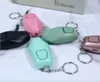 wholesale Alarm systems Rechargeable device 130dB personal siren flashlight smart loud attack panic keychain security