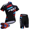 Felt Team Ropa Ciclismo Breathable Mens cycling Short Sleeve Jersey And Shorts Set Summer Road Racing Clothing Outdoor Bicycle Uniform Sports Suit S210050591