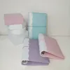 Вспышка Цветные A6 Notebook Binder Кожа PU Блеск блокнот крышка 6 отверстий Спиральных Сыпучего лист подарок для студентов