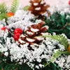 Modieuze Kerst Krans Christmas Festival Party Decoratie, Bloemring, Mooie Garland 2111104