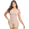 Full Body Women Shaper Post Compression Garment With Bra Shapewear Fajas Reductoras Sexy And Comfortable Waist Trainer 220307