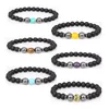 Handmade Natural Energy Stone Bead Strands Charm Bracelets For Women Men Party Club Birthday Yoga Jewelry