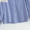 Women Sweet Peter Pan Collar Plaid Print Casual Blouse Office Lady Puff Sleeve Ruffle Retro French Shirt Chic Tops LS9274 210416