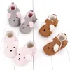 Cartoon Baby Shoes Cute Newborn Boys Girls First Walkers Flats Soft Sole Non-slip Shoes Footwear Toddler Booties 0-18 Months G1023